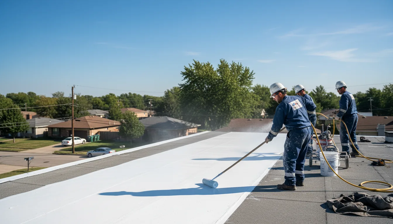 Commercial roof coating in Russellville, IN near me